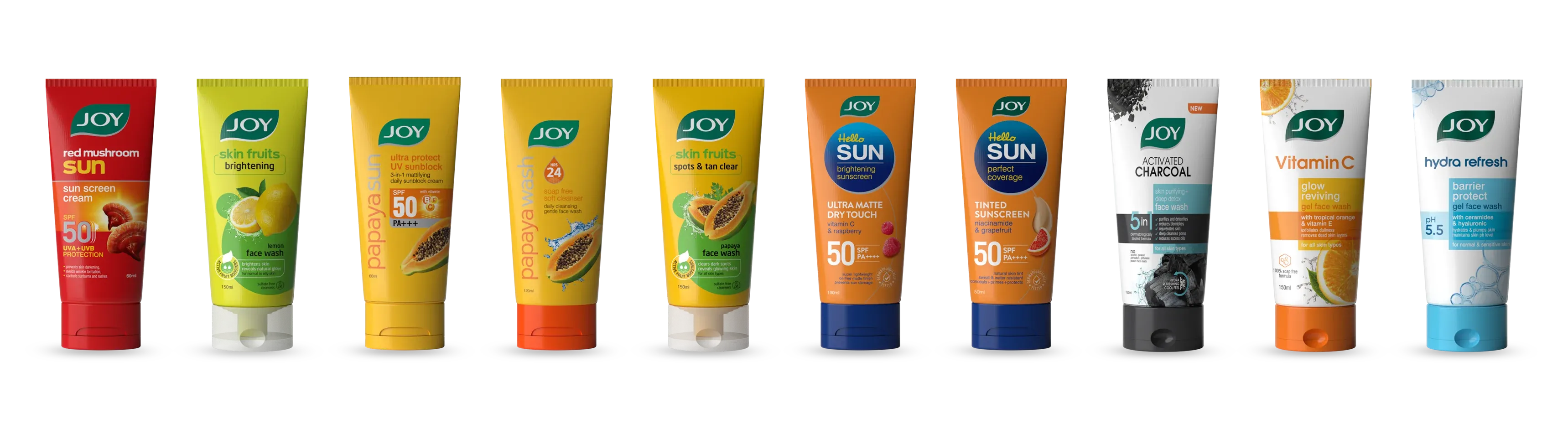 3D e-commerce renders — Joy Cosmetics variant pack