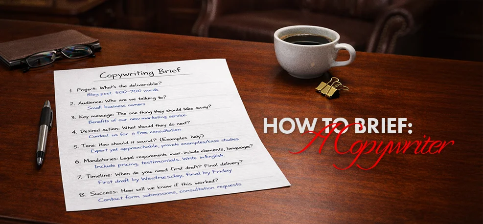 How to Brief a Copywriter: A Practical Guide for Clients