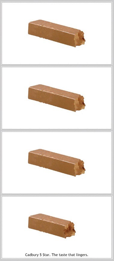 Cadbury print/OOH ad 4 — confectionery campaign