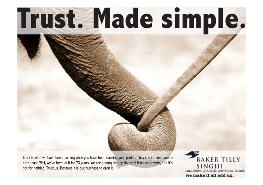 Financial services print ad 2 — attribution on request
