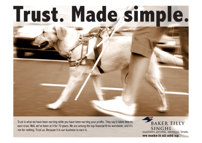 Financial services print ad 3 — attribution on request