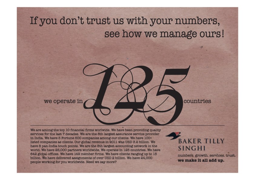 Financial services print ad 9 — attribution on request