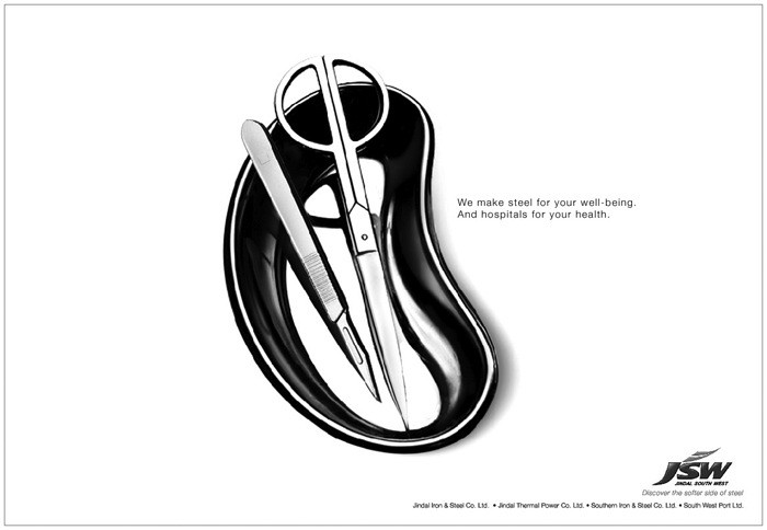 JSW Steel — 'Discover the softer side of steel' series, ad 6