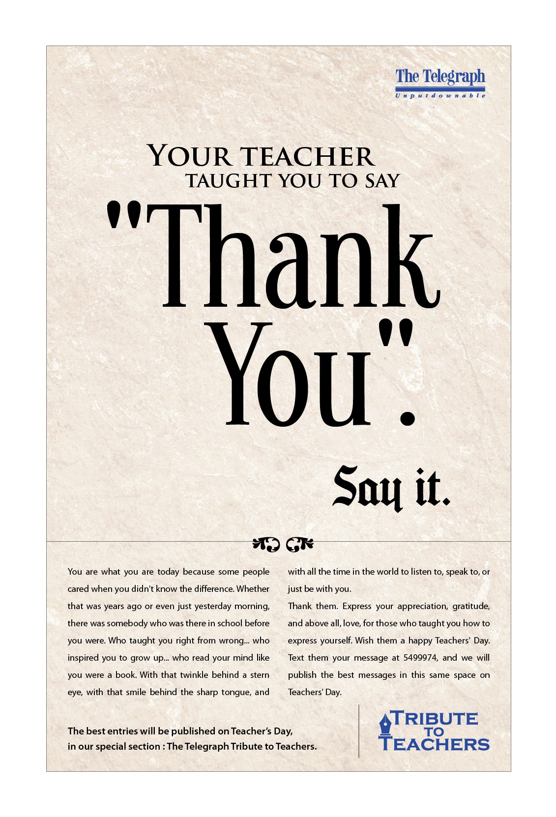 Print advertisement 1 — attribution on request