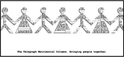 The Telegraph Classifieds — matrimonial column print ad