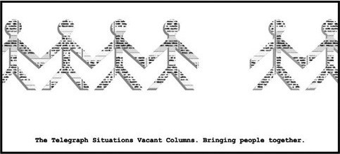 The Telegraph Classifieds — situations vacant column print ad